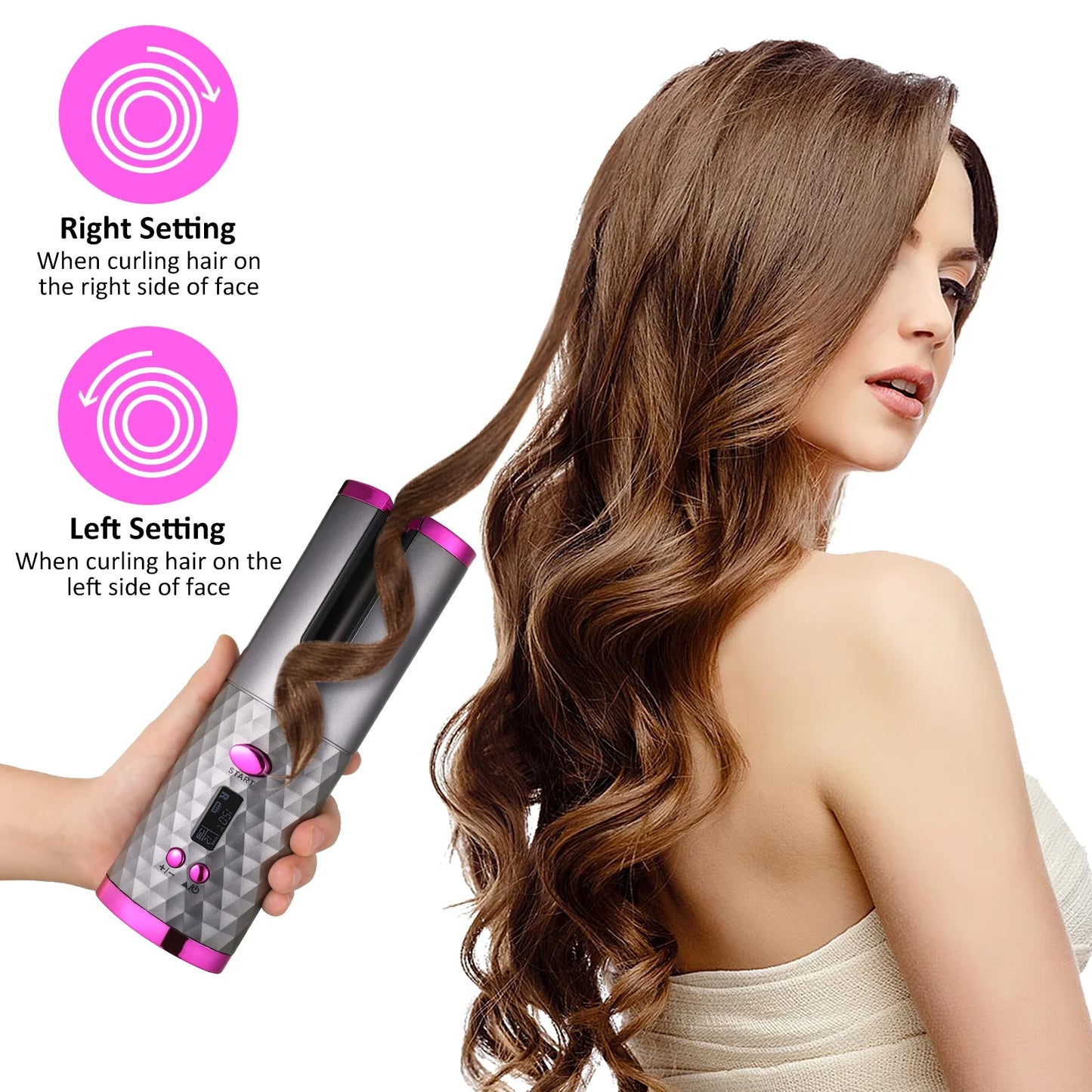 Cordless Automatic Hair Curler – Salon-Quality Curls in Minutes