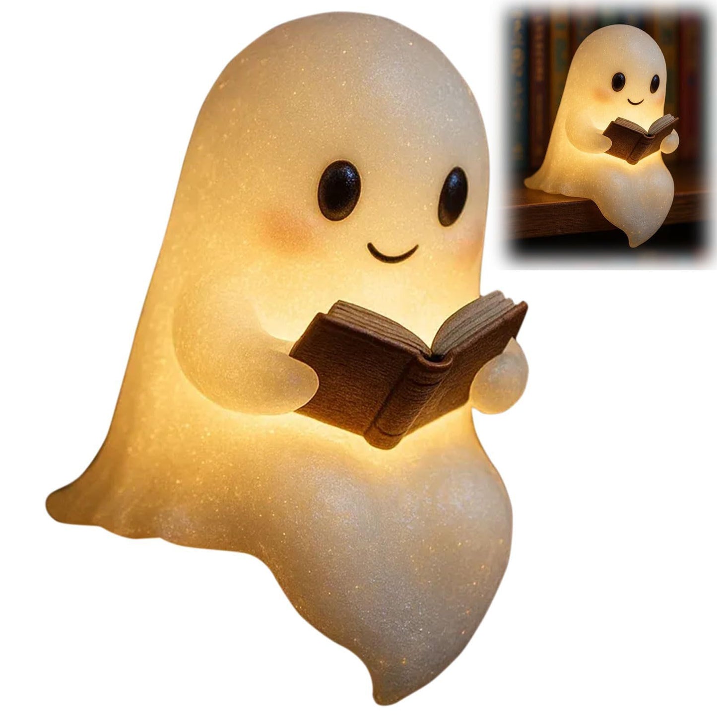 Cute LED Ghost Night Light π» β Cozy Bedside Lamp & Halloween Must-Have