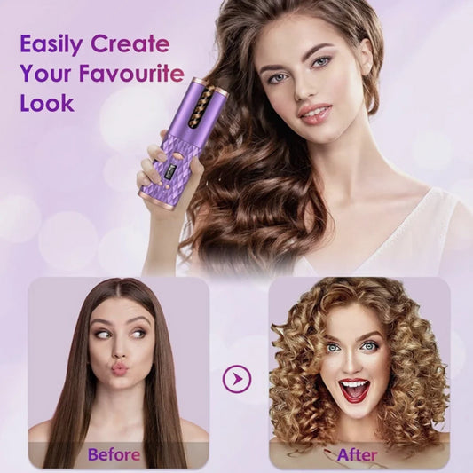 Cordless Automatic Hair Curler – Salon-Quality Curls in Minutes