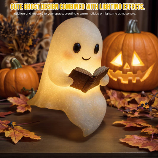 Cute LED Ghost Night Light 👻 – Cozy Bedside Lamp & Halloween Must-Have
