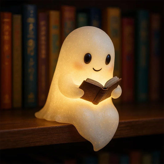 Cute LED Ghost Night Light 👻 – Cozy Bedside Lamp & Halloween Must-Have